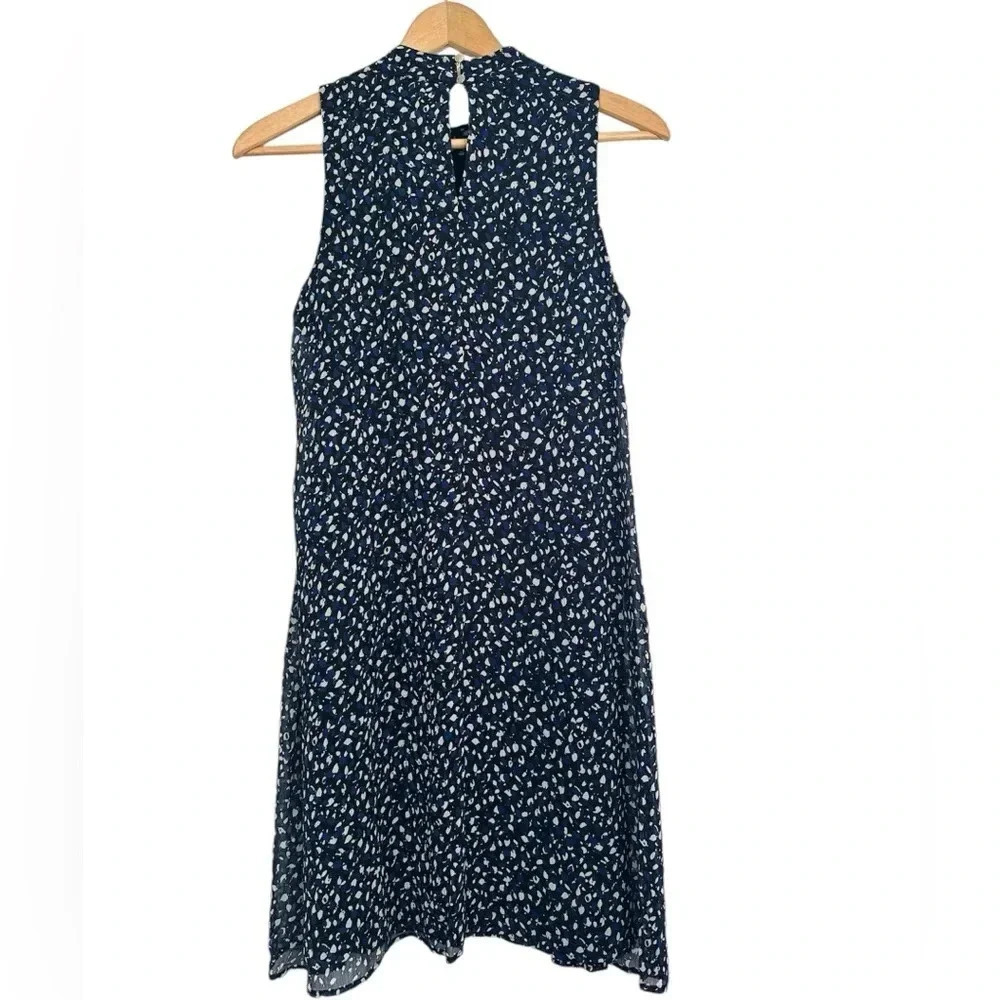 Tommy Hilfiger Printed Chiffon Trapeze Dress NEW